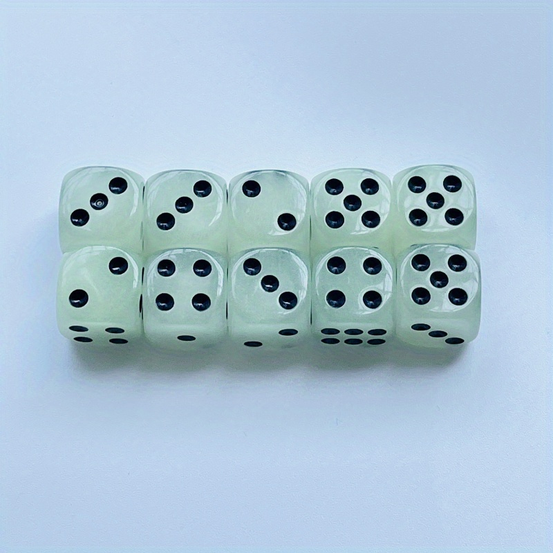 8pcs Luminous Game Dice for Nightclubs and Bars